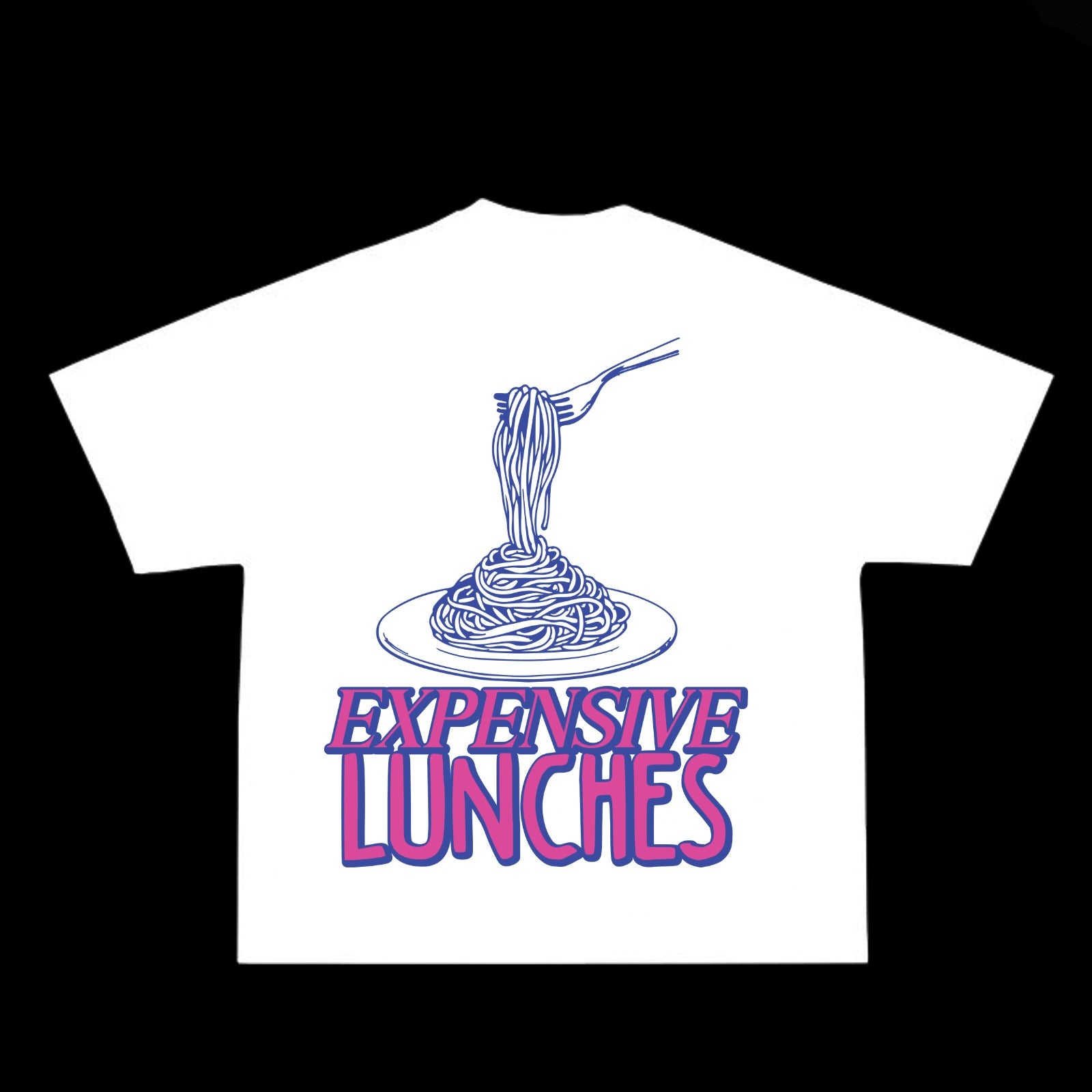 #BAPS T-Shirt - Expensive Lunches - White