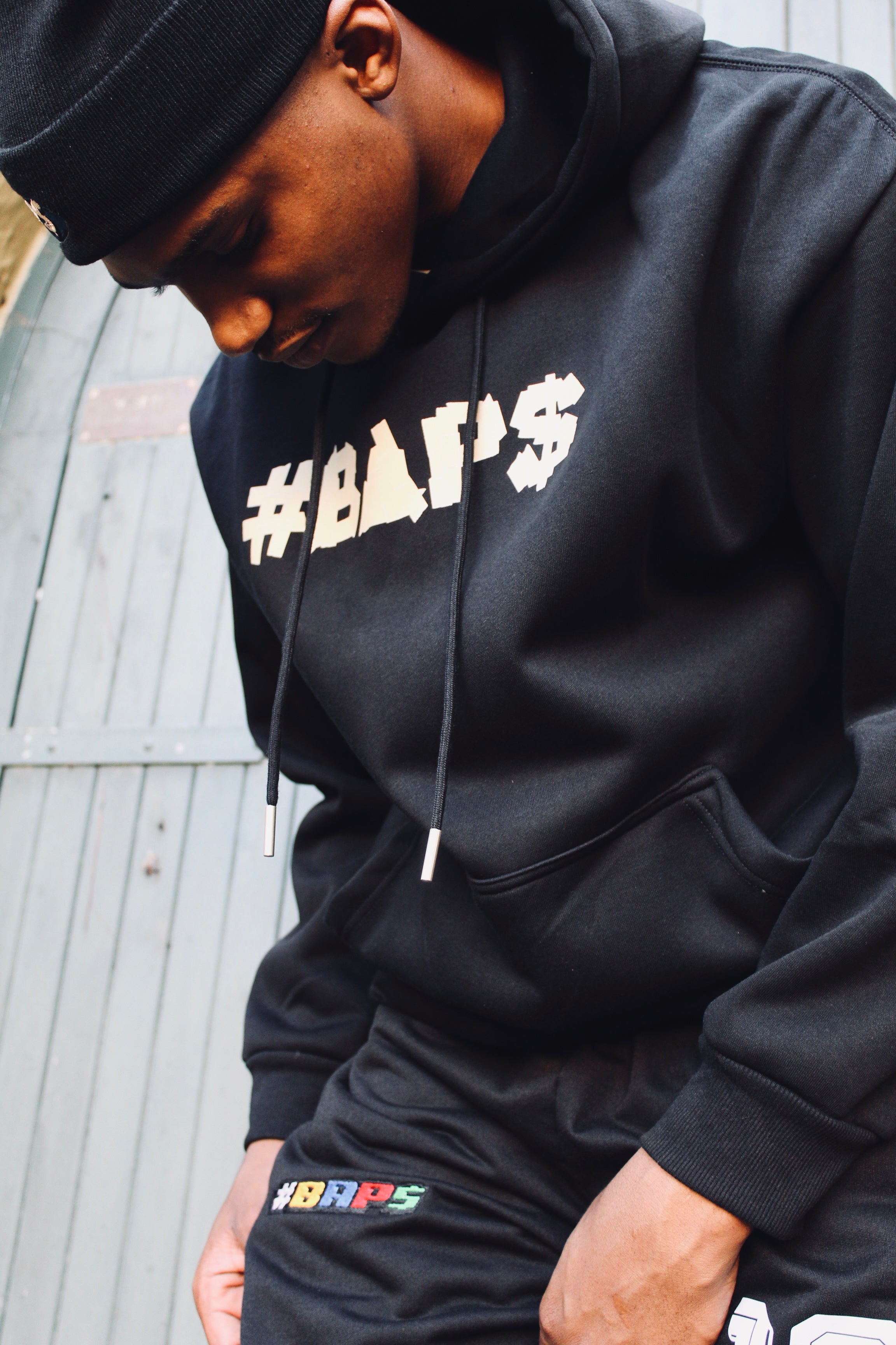 #BAPS Hoodie - Big B - Black