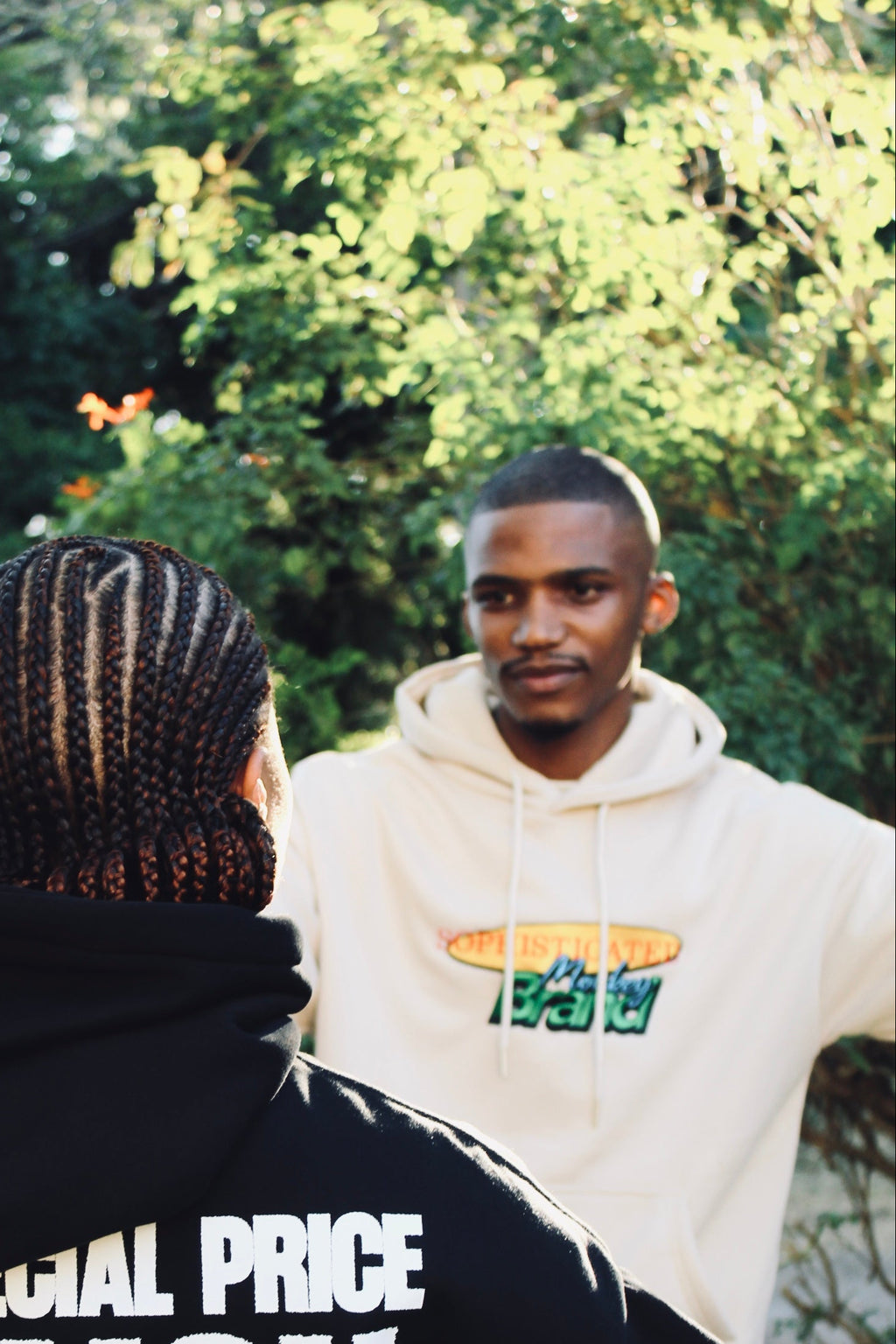 #BAPS Hoodie - Classic Logo - Beige