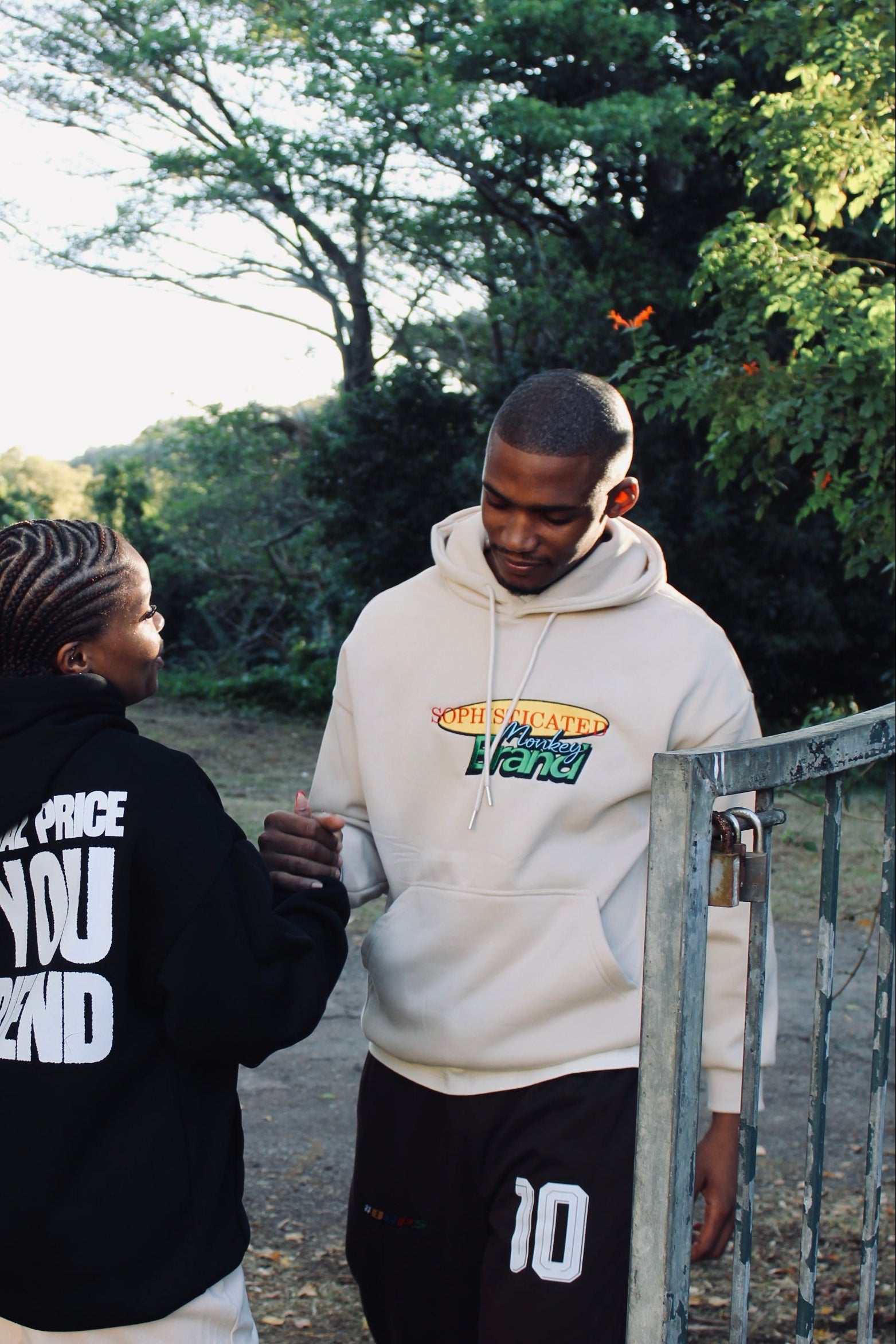 #BAPS Hoodie - Classic Logo - Beige