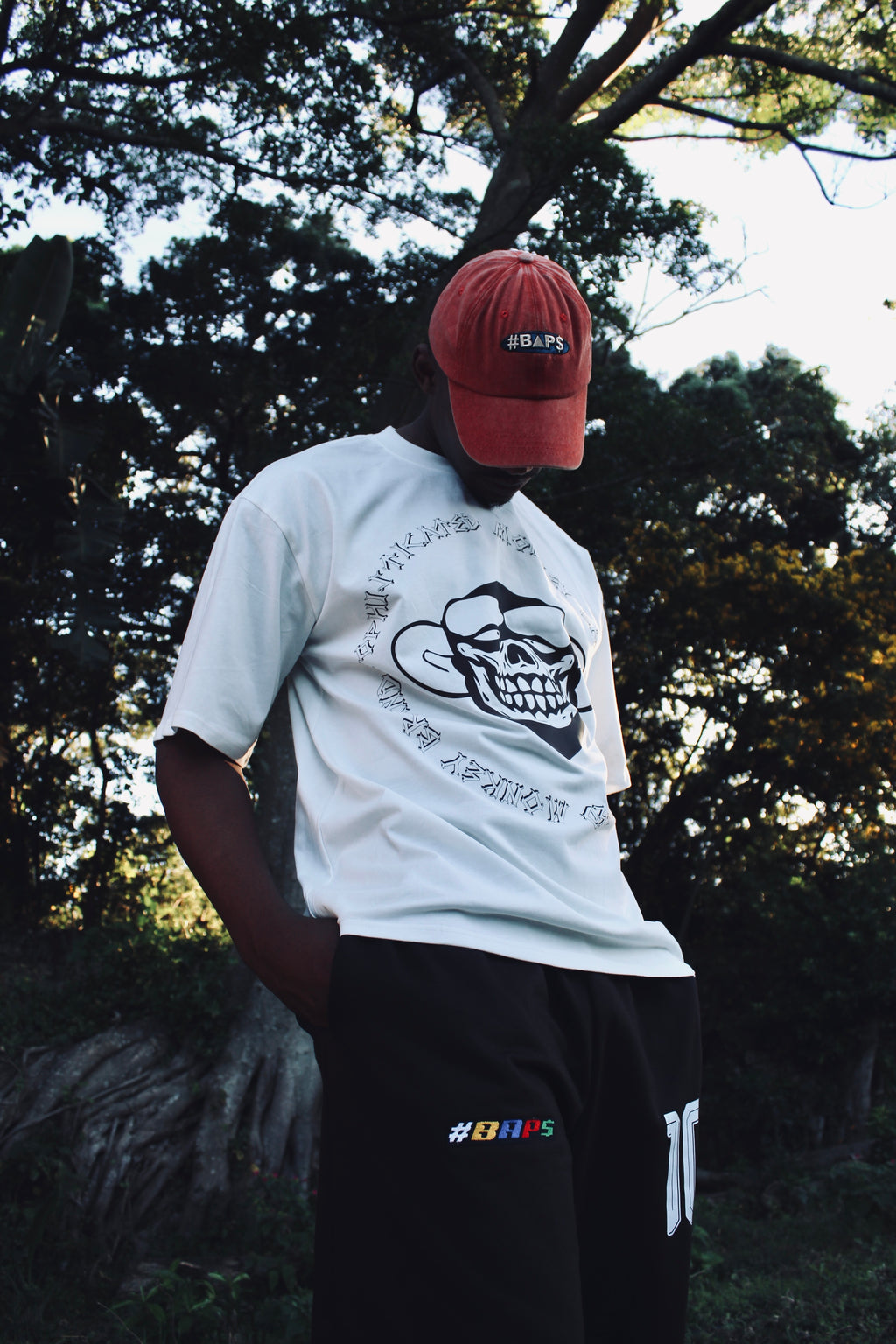 #BAPS T-Shirt - #BAP$ Sophisticated Monkey - White