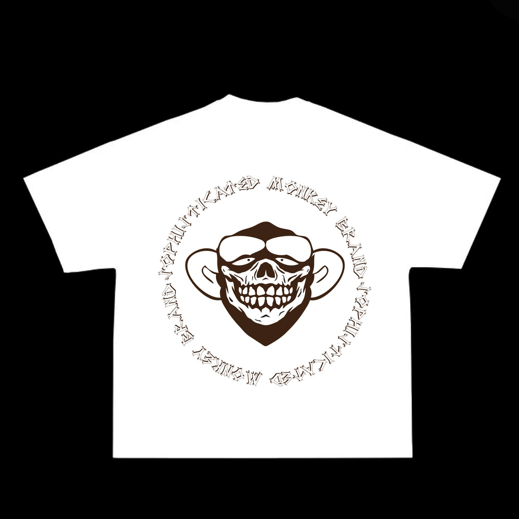 #BAPS T-Shirt - #BAP$ Sophisticated Monkey - White