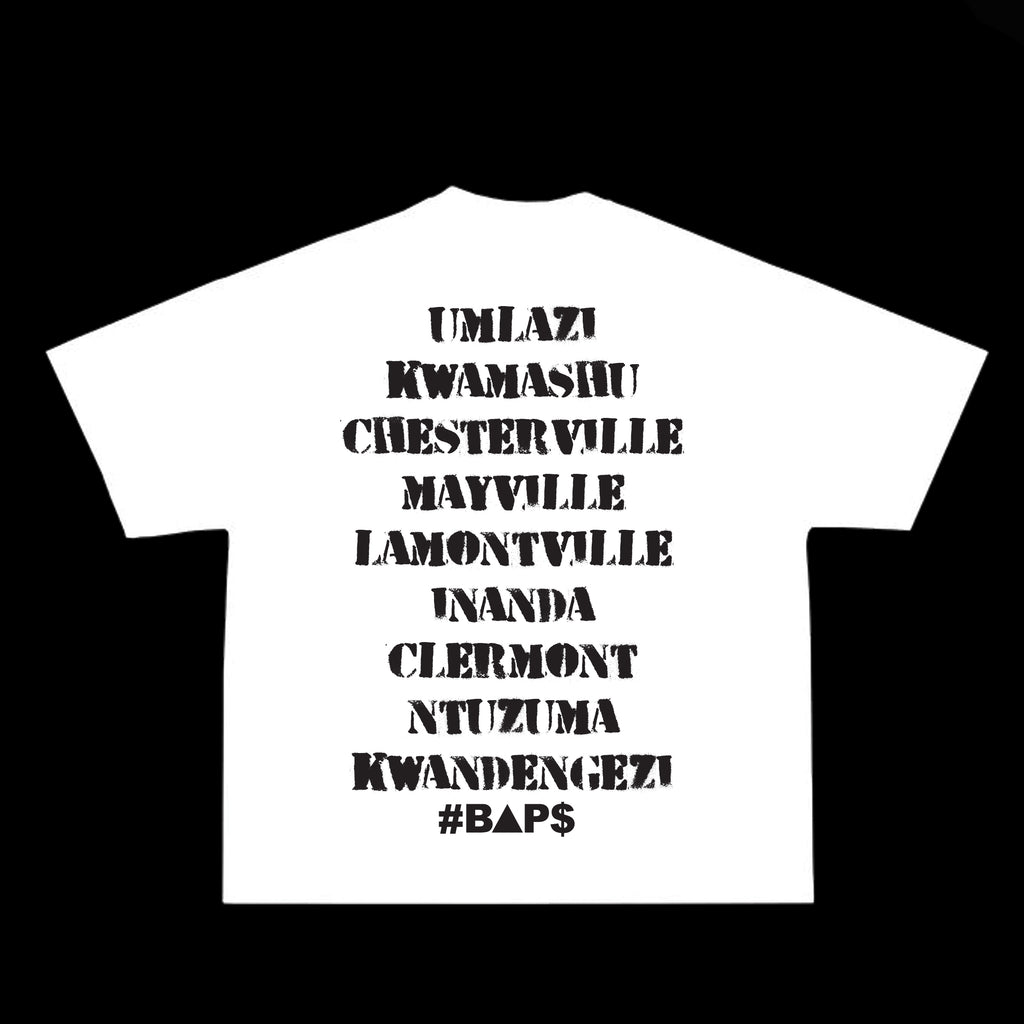 #BAPS T-Shirt - Sho Case Bolova - White