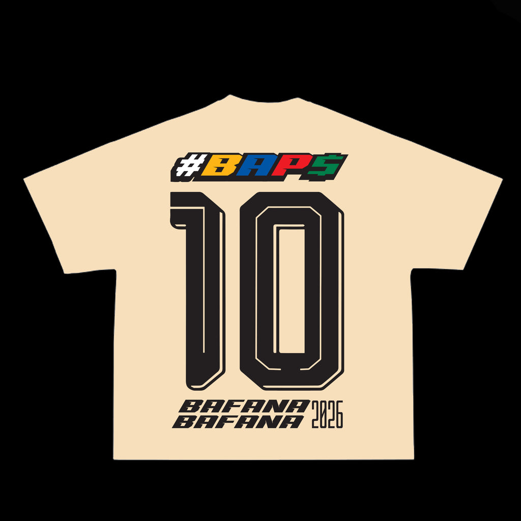 #BAPS T-Shirt - Bafana Bafana - Beige