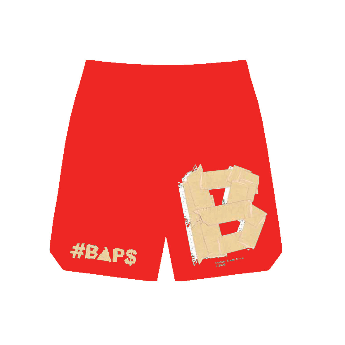 #BAP$ B - Shorts- Red